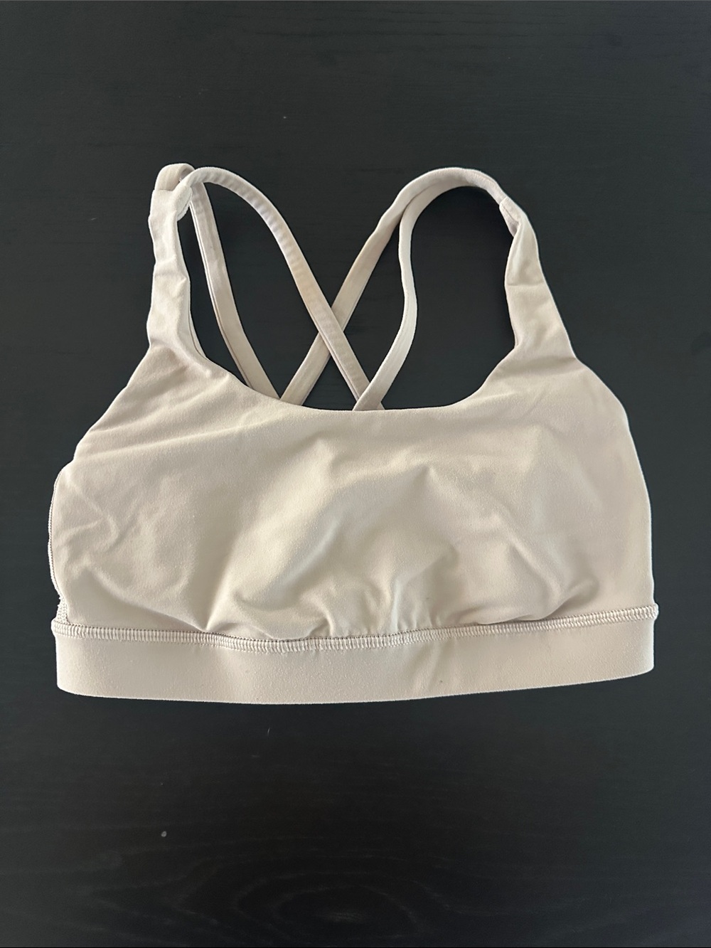 lululemon athletica Cross-Back Sports Bra - Cream